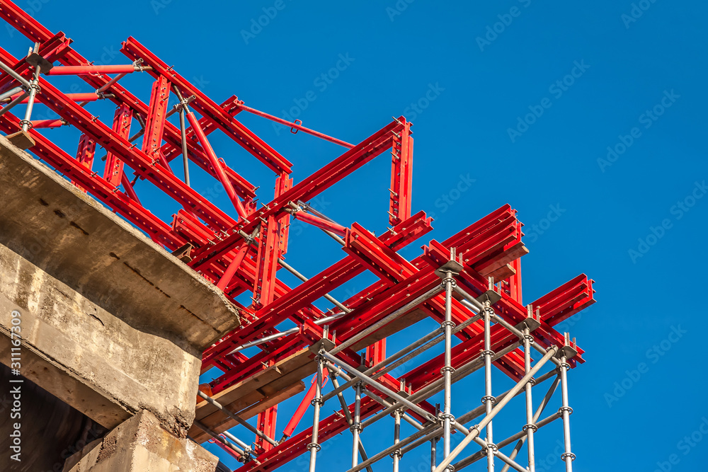 Clamp connection of a beam crossbar system. Clamp connection of a beam crossbar system.