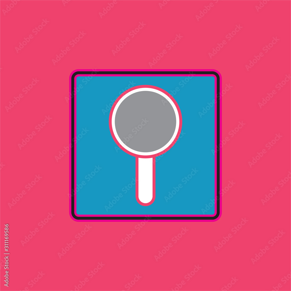 Flast vector of basic icon for website and mobile application 