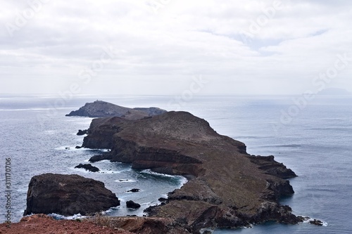 Panoramic view of the volcanic island of 'Ponta de Sao Lourenço' in Madeira Island (Atlantic Ocean, Portugal, Europe)