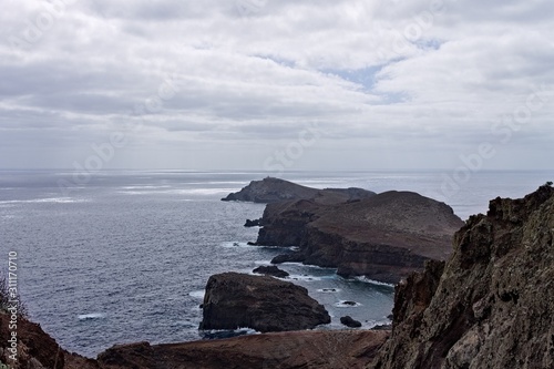 Panoramic view of the volcanic island of 'Ponta de Sao Lourenço' in Madeira Island (Atlantic Ocean, Portugal, Europe)