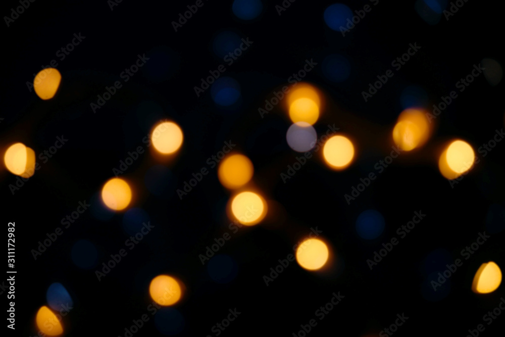 Obraz premium Abstract Bokeh blurred color background with bokeh lights can use background.