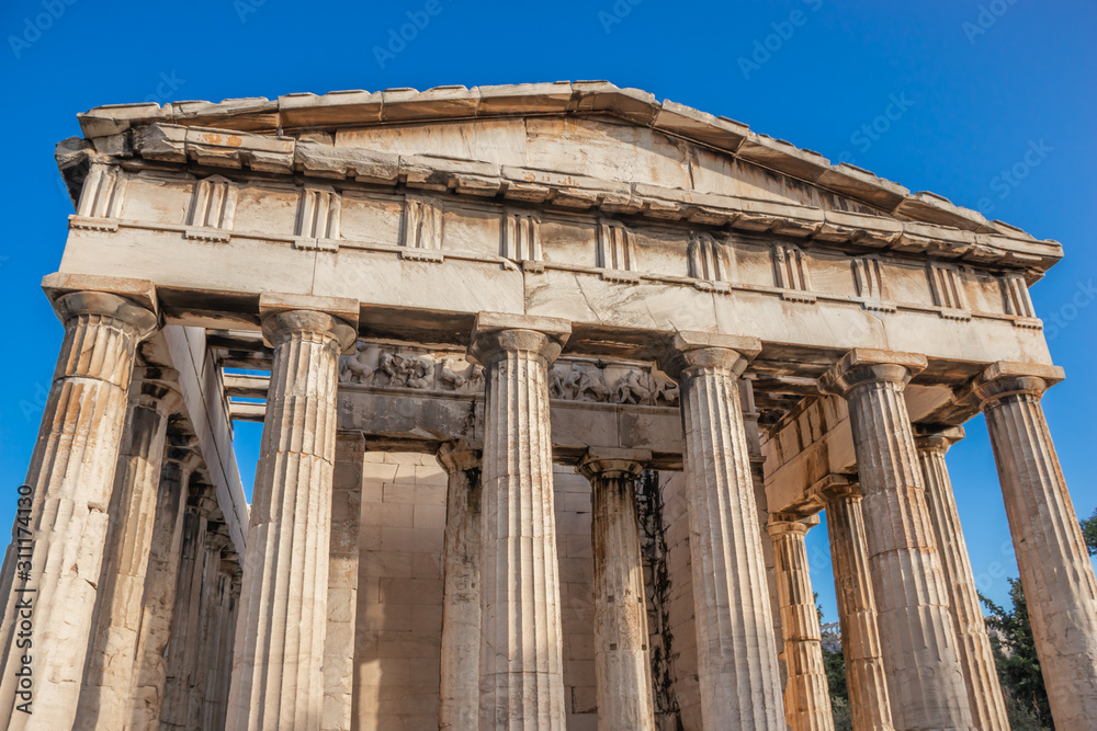 The Temple of Hephaestus or Hephaisteion The Temple of Hephaestus or Hephaisteion