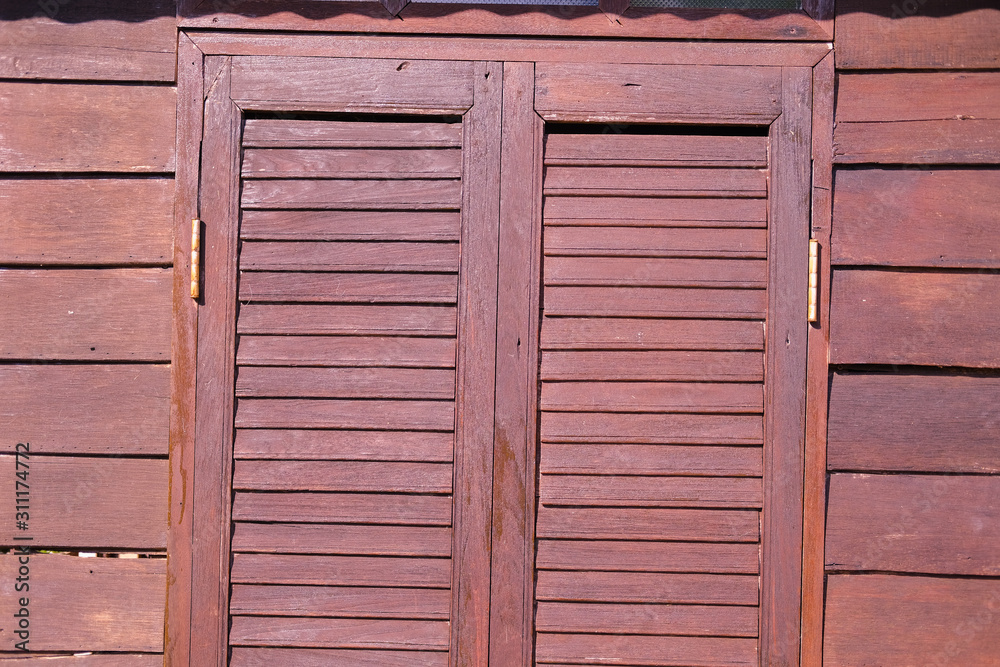 the old door in a country house background. close-up the old door in a country house background. close-up