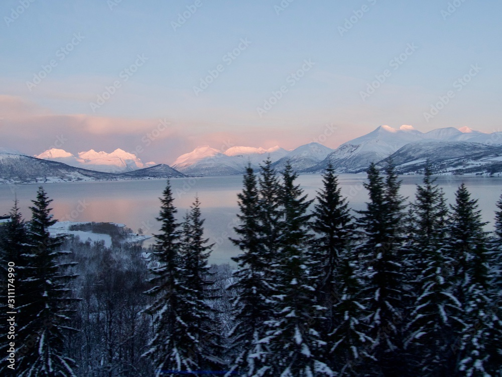 winter wondeland in the North of Norway