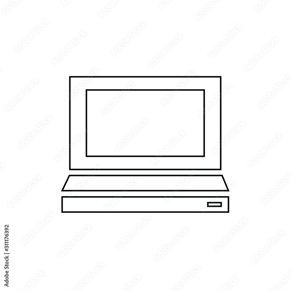 laptop icon vector illustration for website and design icon laptop icon vector illustration for website and design icon