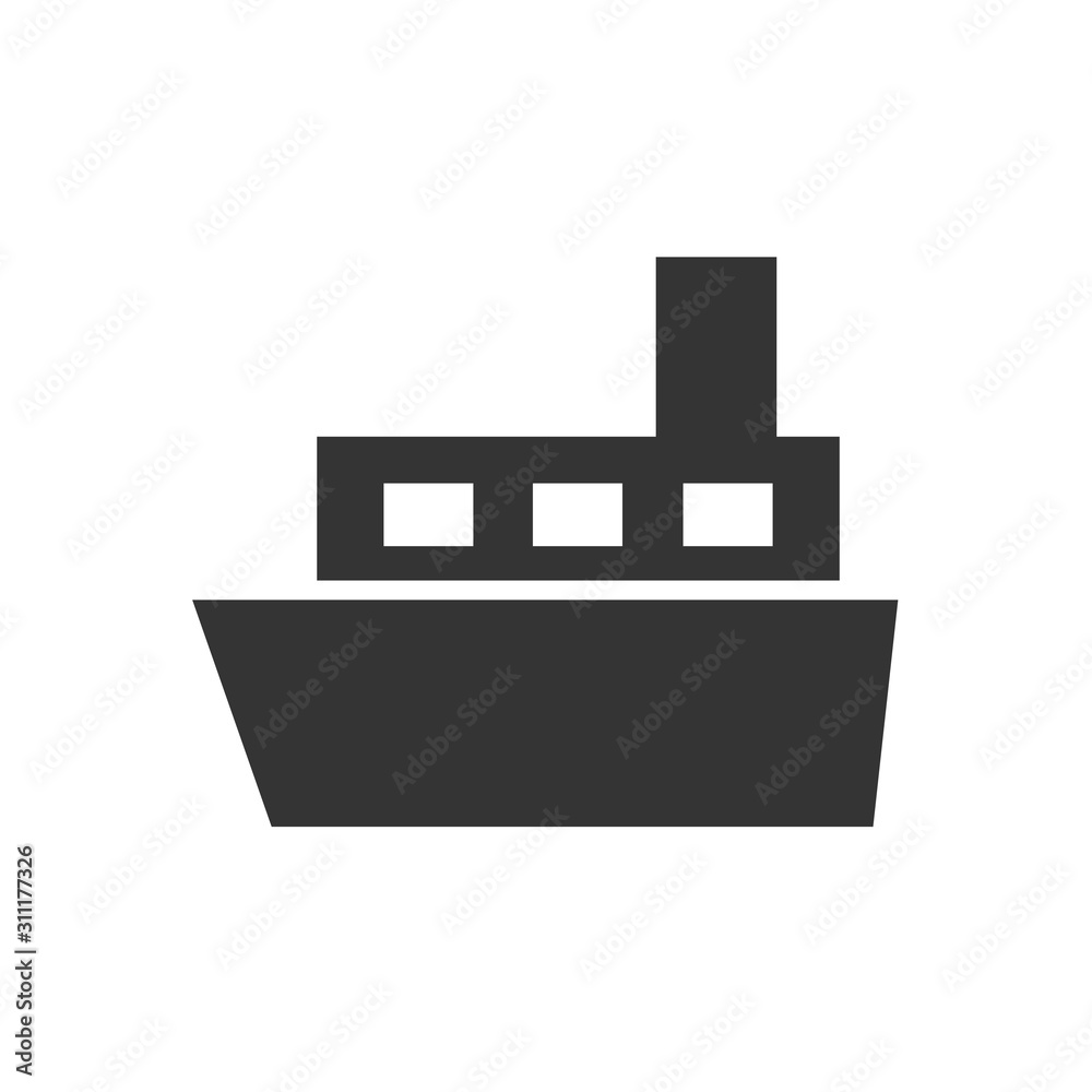 ship water transport icon vector illustration for website and design icon