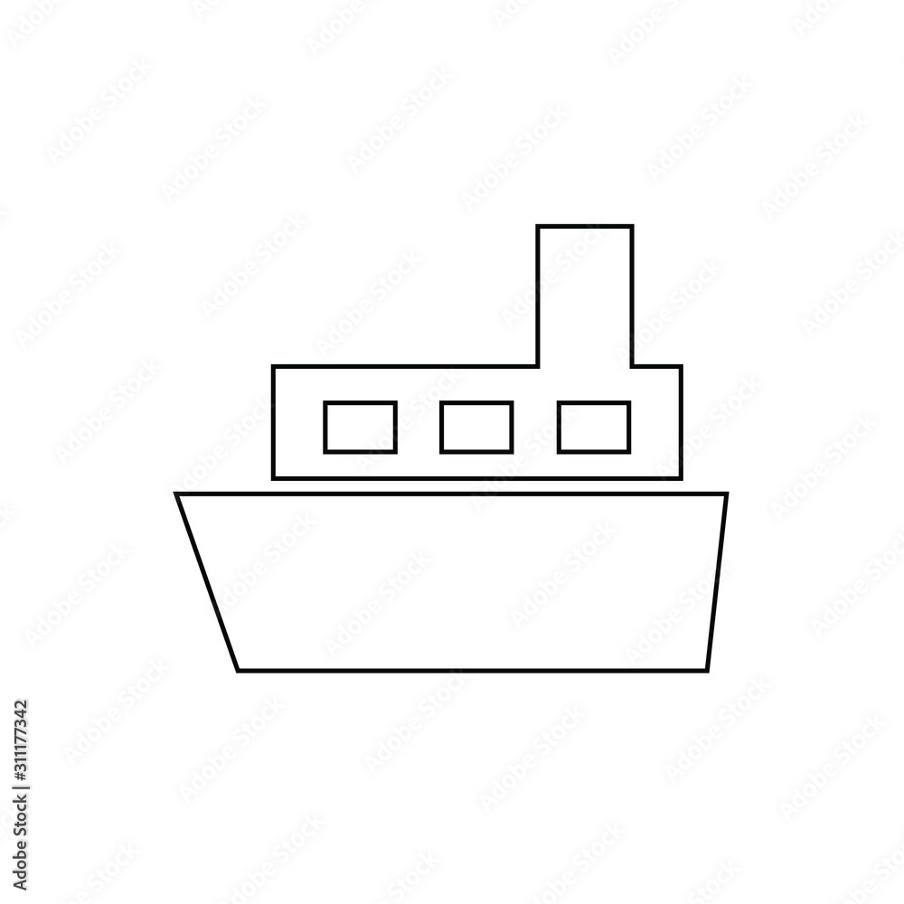 ship water transport icon vector illustration for website and design icon ship water transport icon vector illustration for website and design icon
