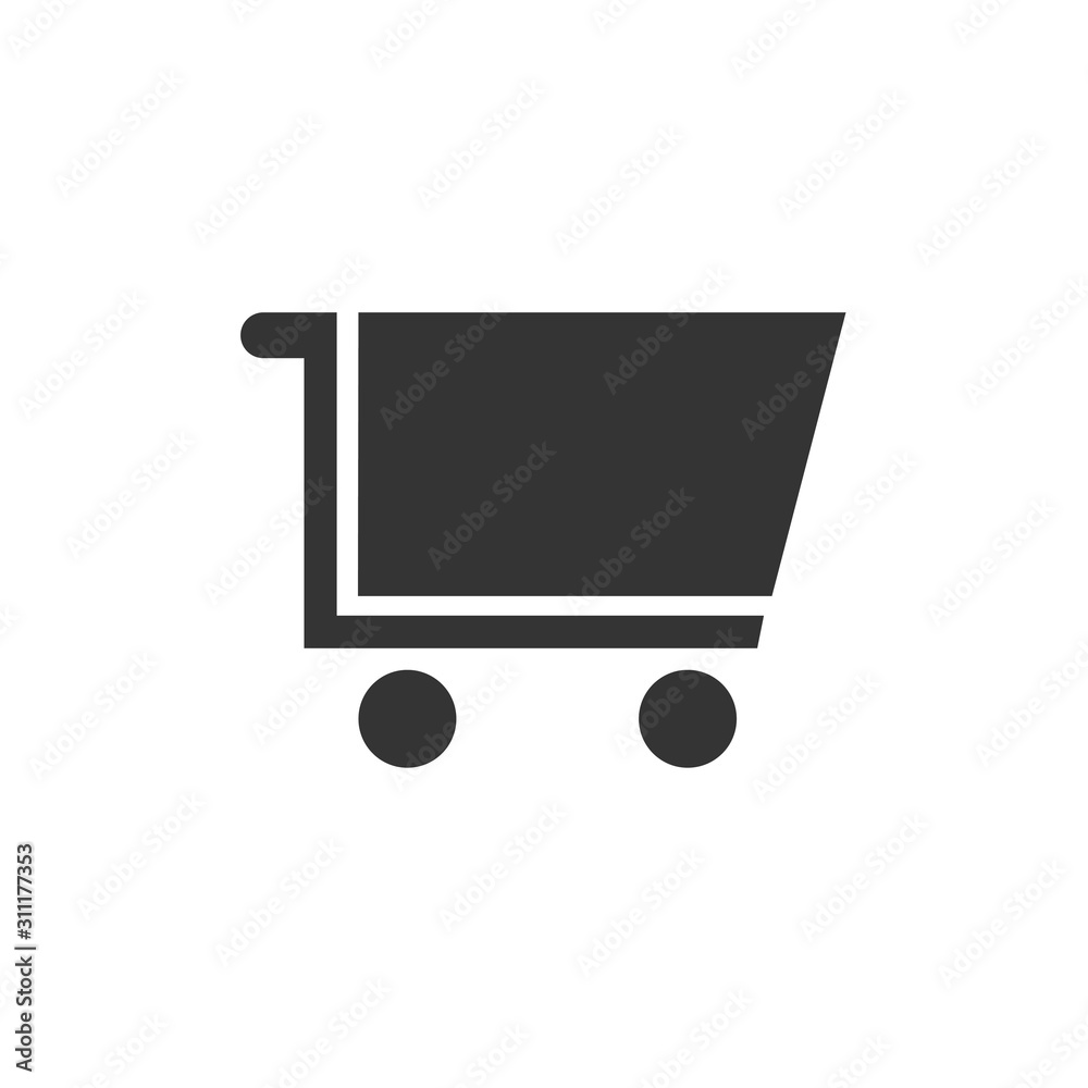 shopping trolley cart icon vector illustration for website and design icon shopping trolley cart icon vector illustration for website and design icon