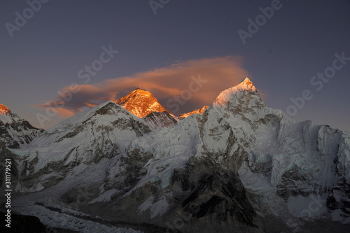 Everest at Sunset
