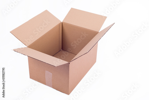 Cardboard box on a white background © Otto