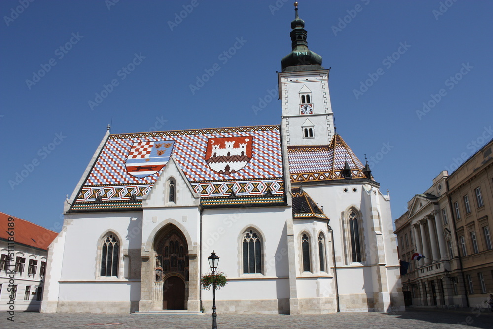 Vieille Ville Zagreb Croatie