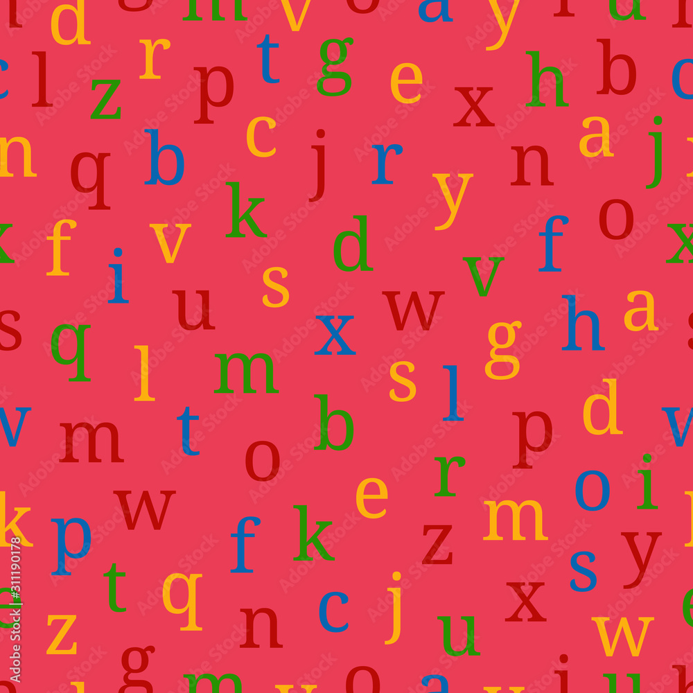 Alphabet vector seamless background Alphabet vector seamless background