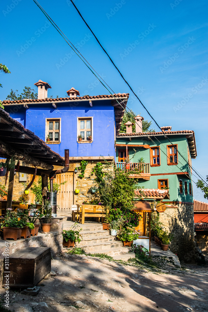 Turkish village houses in the rural area