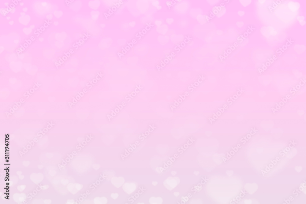 Pink heart abstract background. Valentine's Day. love background.