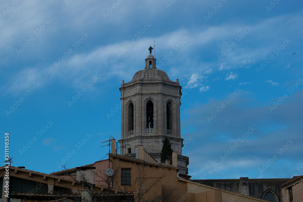 The Cathedral of Santa Maria de Girona is a Roman Catholic church located in Girona, Catalonia, Spain.