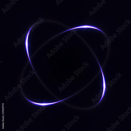 Abstract image of lighting flare