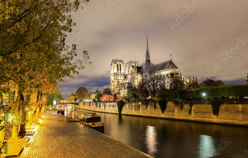 The Notre Dame is historic Catholic cathedral, one of the most visited monuments in Paris.