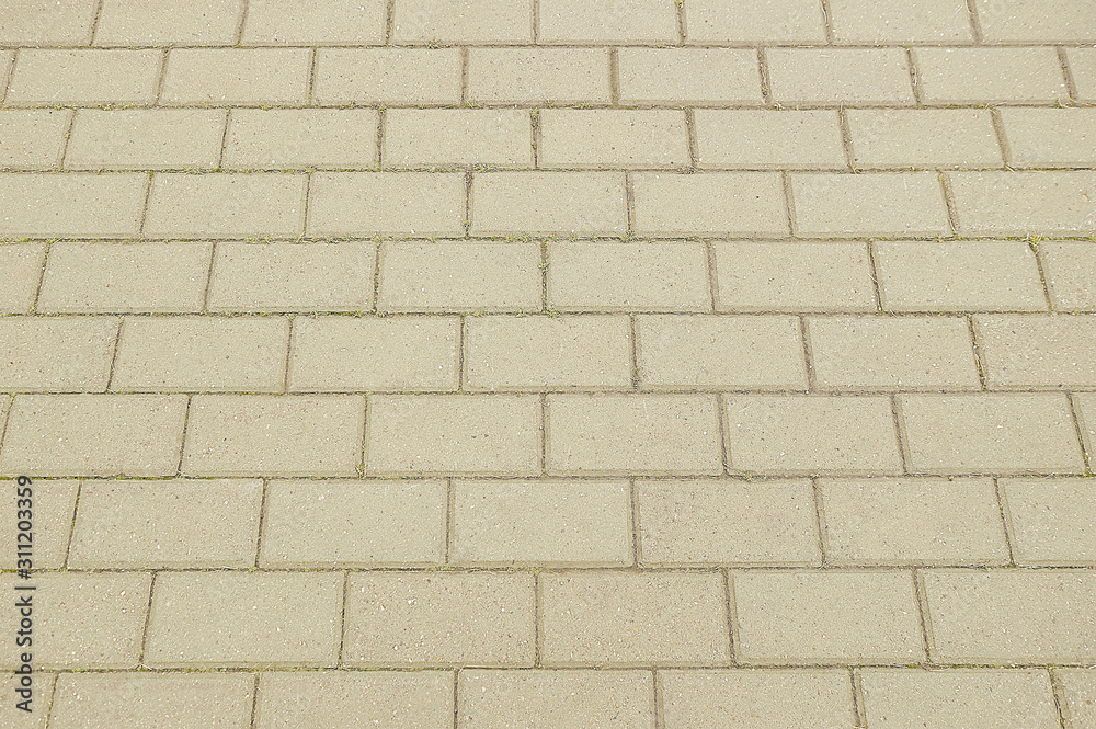 Naklejka premium Road beige pavement texture background