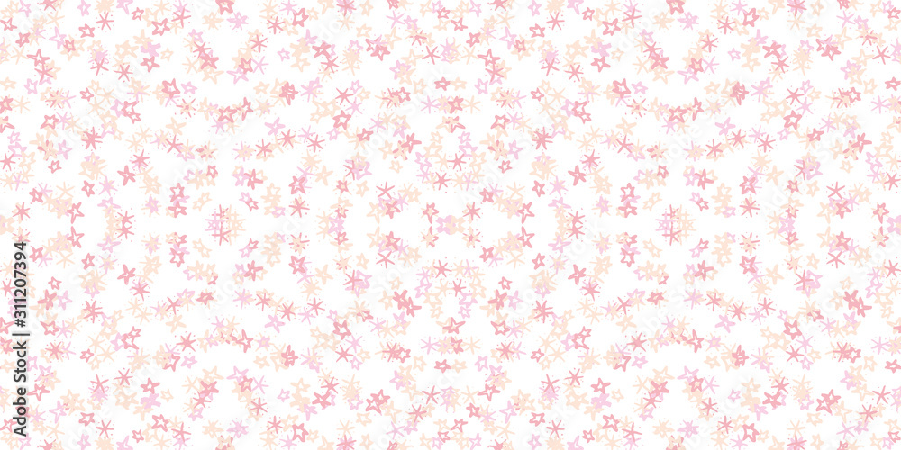 Vector abstract doodle stars in kaleidoskope movement seamless repeat pattern design background texture. Perfect for modern greeting cards, wallpaper, fabric, home decor, wrapping projects. Vector abstract doodle stars in kaleidoskope movement seamless repeat pattern design background texture. Perfect for modern greeting cards, wallpaper, fabric, home decor, wrapping projects.
