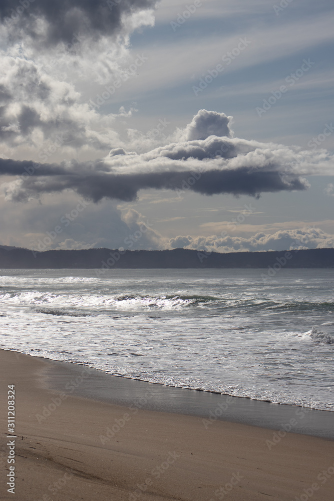 Clouds over Marina State Beach in Monterey Peninsula California