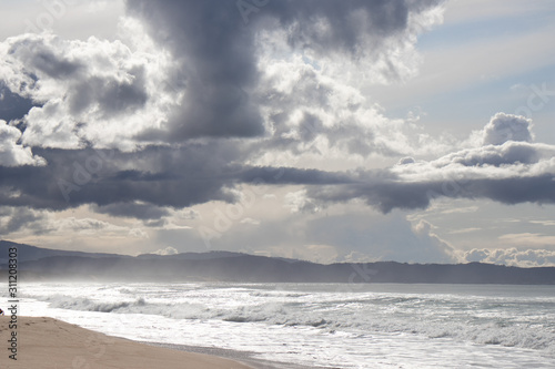 Clouds over Marina State Beach in Monterey Peninsula California