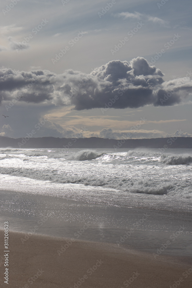 Clouds over Marina State Beach in Monterey Peninsula California Clouds over Marina State Beach in Monterey Peninsula California
