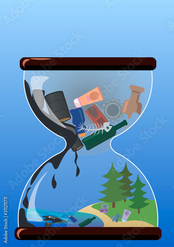 Cartoon flat vector illustration.