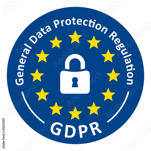 Button GDPR General Data Protection Regulation