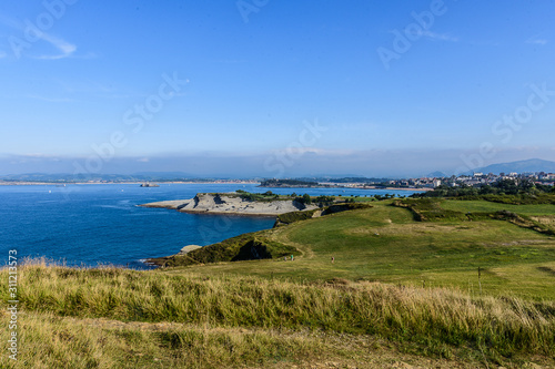 Image of the coast in Santander, Cantabria.