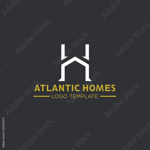 Home letter H logo