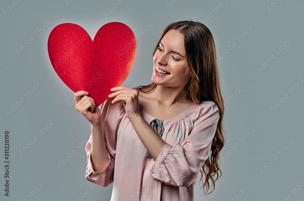 Loving couple on valentines day Loving couple on valentines day