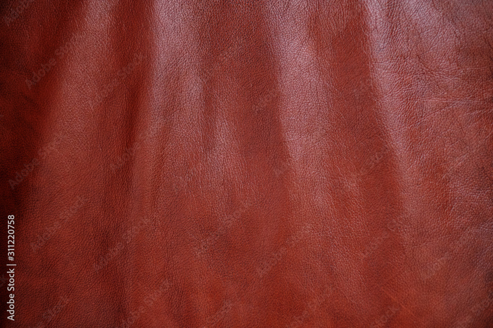 Brown leather texture as background Brown leather texture as background