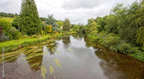 The River Exe at Bickleigh, Devon, England, UK. (HDR) photo