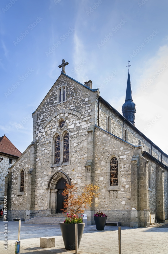 Saint-Jean-Baptiste church, La Roche-sur-Foron, in France