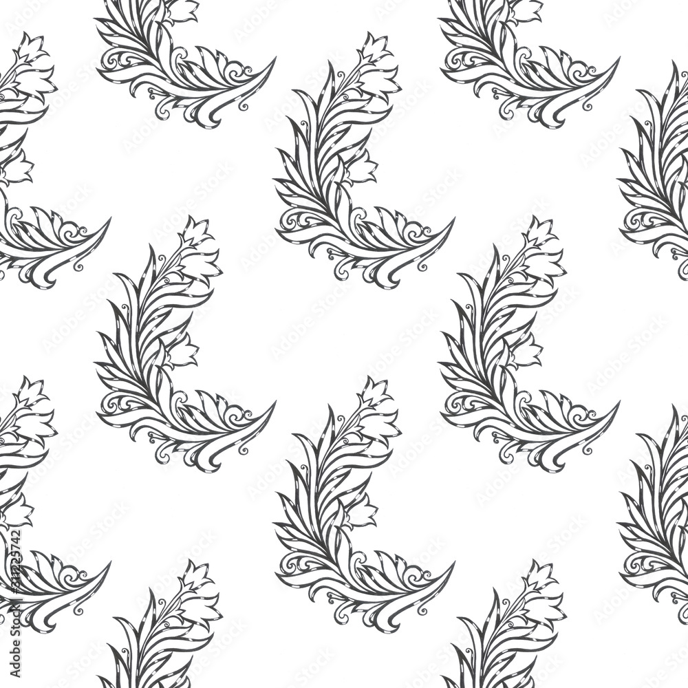 pattern flowers bluebells pattern flowers bluebells