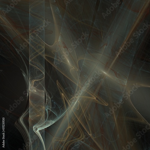 Abstract fractal background with lihgt spots