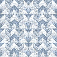 Deken met foto 3D patronen Geometrisch patroon met optische illusie  © akrain