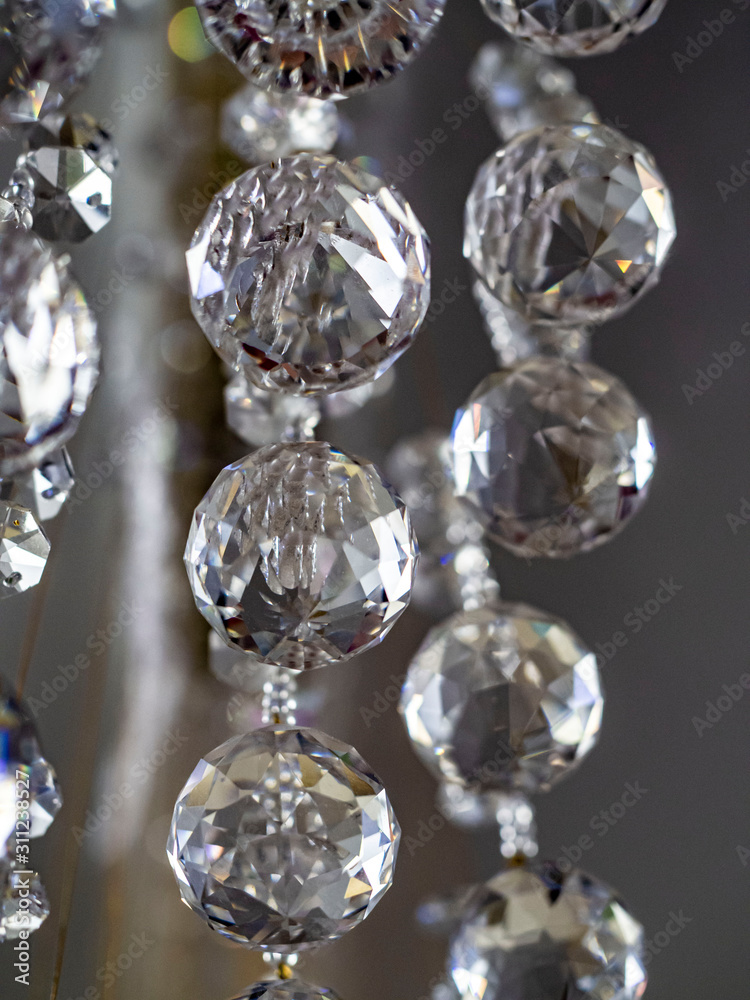 Christmas decorations, glass rain Christmas decorations, glass rain