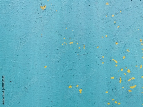 Blue grunge wall. Contempor...