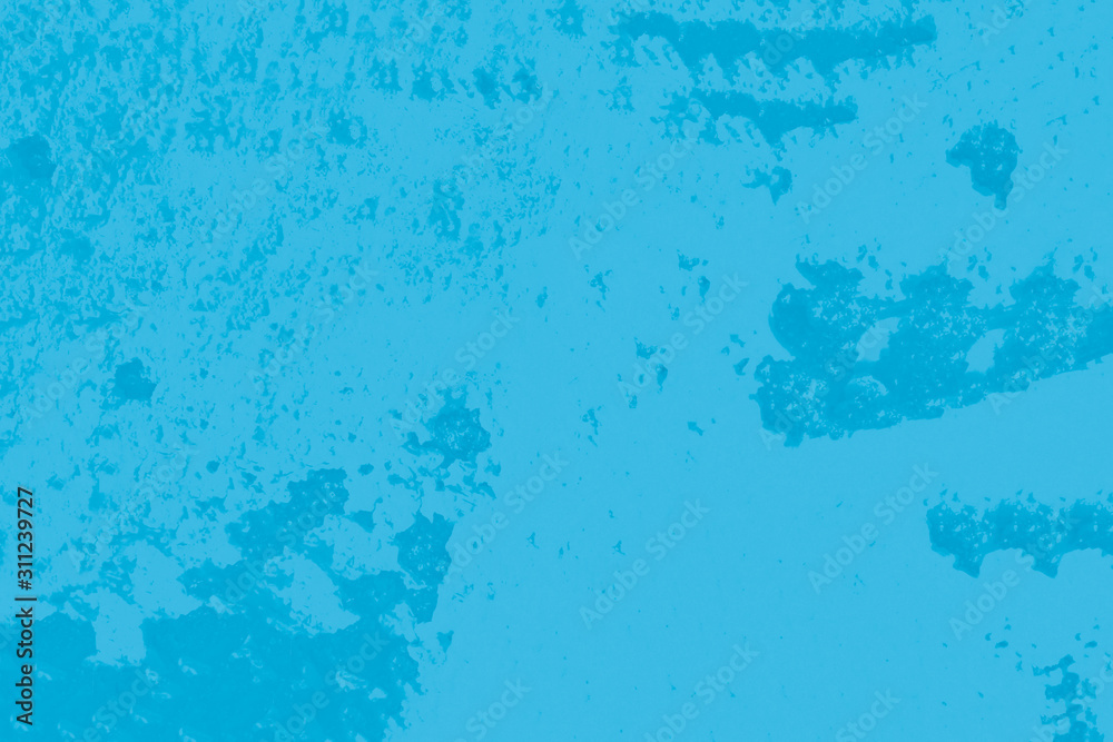 Obraz premium Blue turquoise gradient abstract background. Old cracked paint pattern