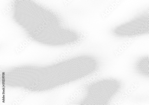 Abstract halftone dotted background. Futuristic grunge pattern  dot and circles.  Vector modern optical pop art texture for posters  sites  business cards  cover  postcards  labels  stickers layout.