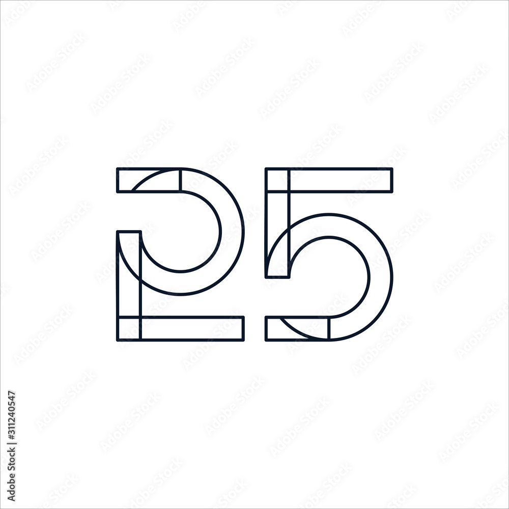 Christmas Date Vector Icon. December 25 th Icon logo Vector. Modern and Creative Icon Christmas Date Vector Icon. December 25 th Icon logo Vector. Modern and Creative Icon