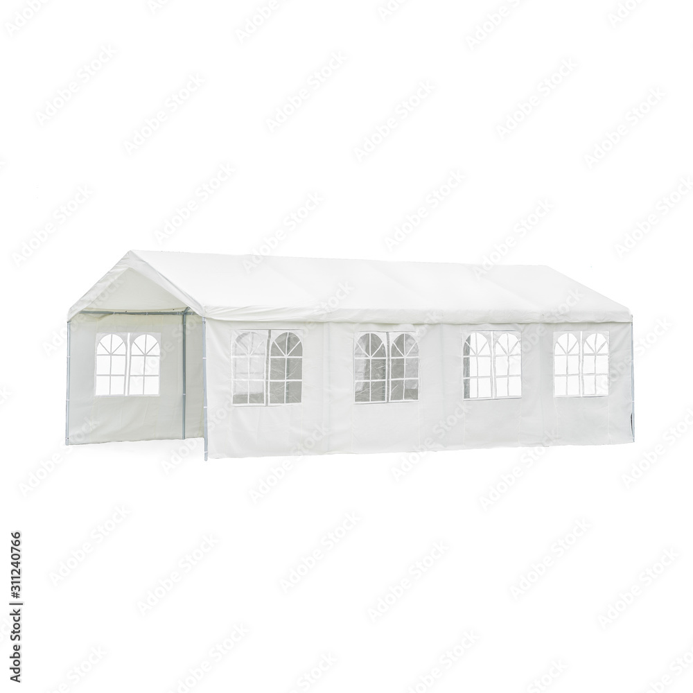awning green glade on white background awning green glade on white background