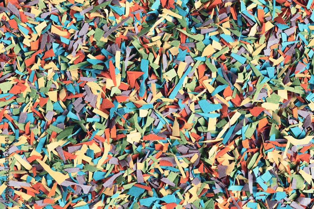 Colourful abstract confetti background. Macro photography Colourful abstract confetti background. Macro photography