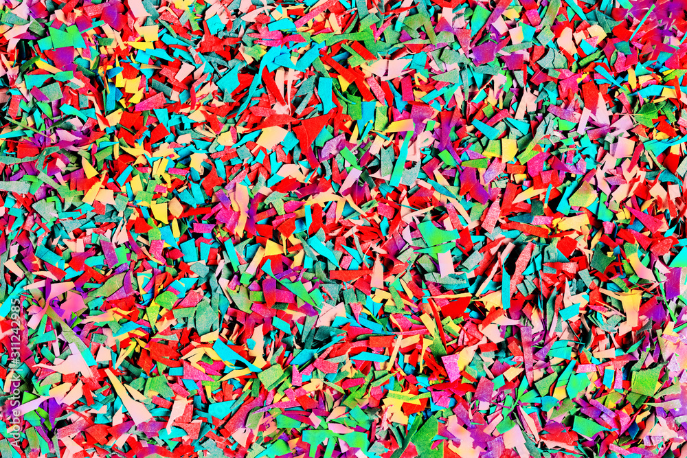 Colourful abstract confetti background. Macro photography Colourful abstract confetti background. Macro photography