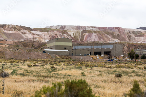 Hycroft strip mine in nevada near black rock desert