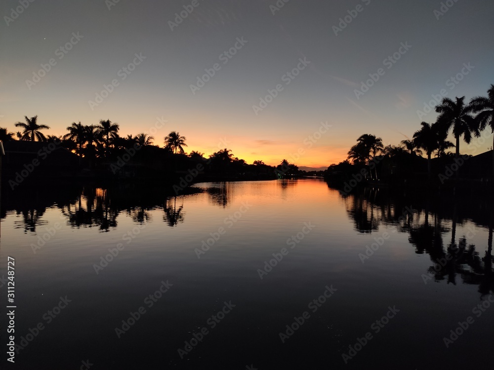Sonnenuntergang über Cape Coral 