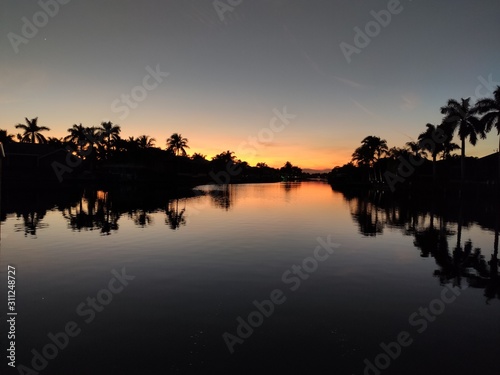 Sonnenuntergang über Cape Coral 