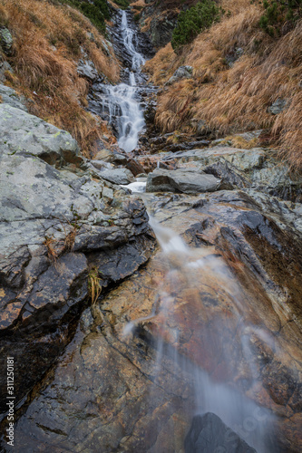   arafia waterfall in Tatry mountains