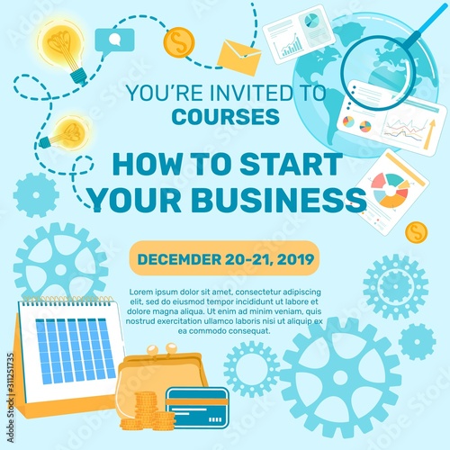 Course Invitation how to Start your Business.